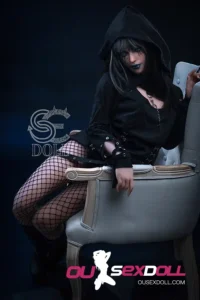 C Cup Dark Style Small Bust Realistic Sex Doll 10