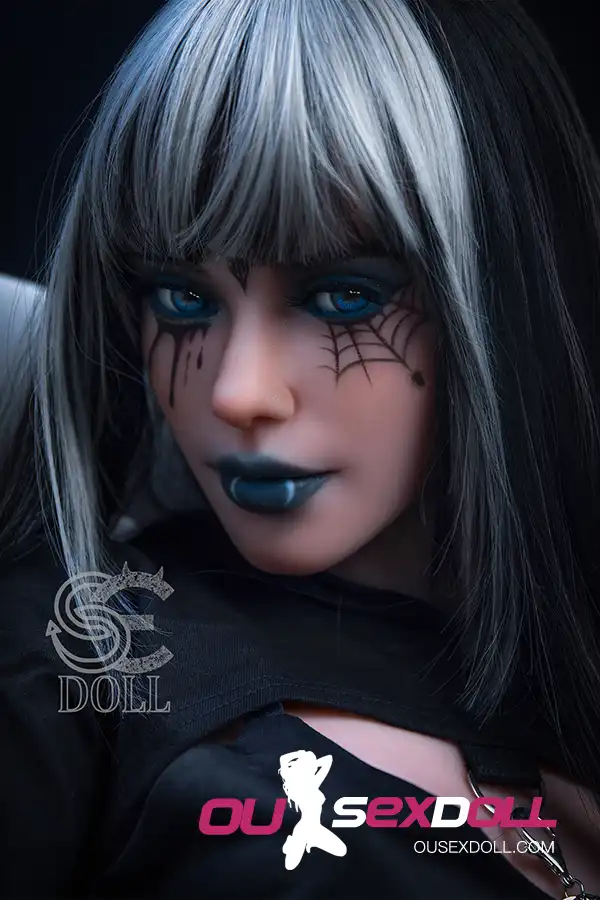 C Cup Dark Style Small Bust Realistic Sex Doll 14