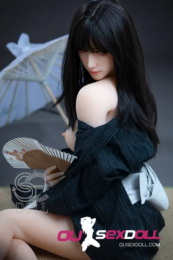 C Cup Japanese Kimono Elegant Lifelike Sex Doll 11