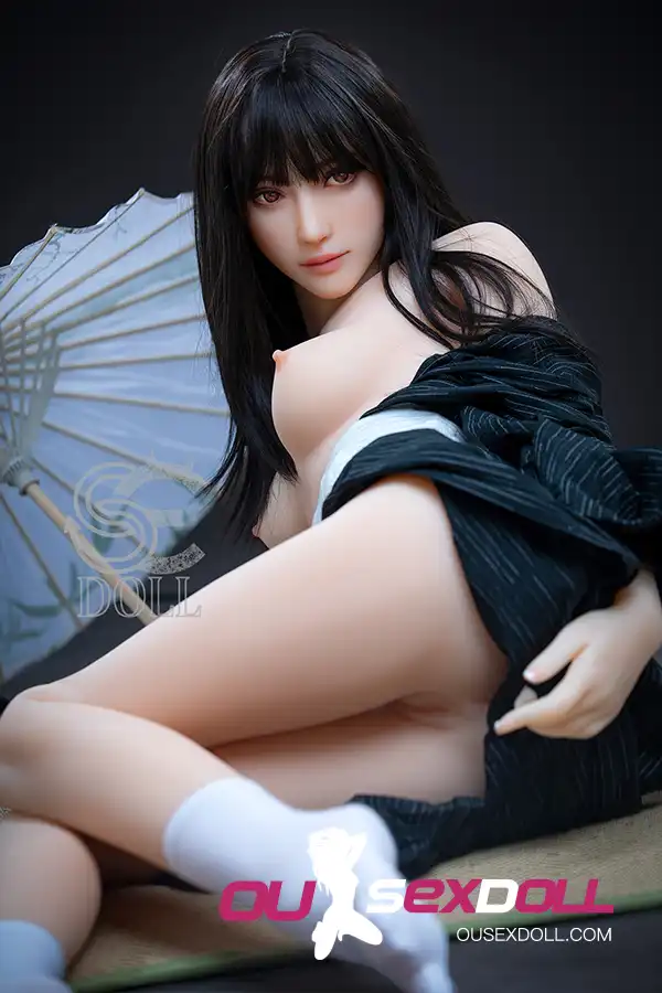 C Cup Japanese Kimono Elegant Lifelike Sex Doll 12