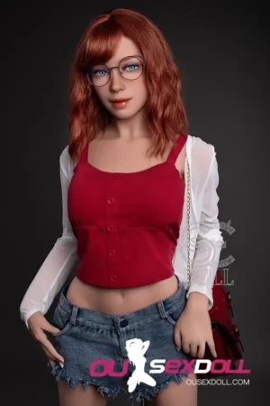 C Cup Small Bust Curly Hair Lifelike Sex Doll 11