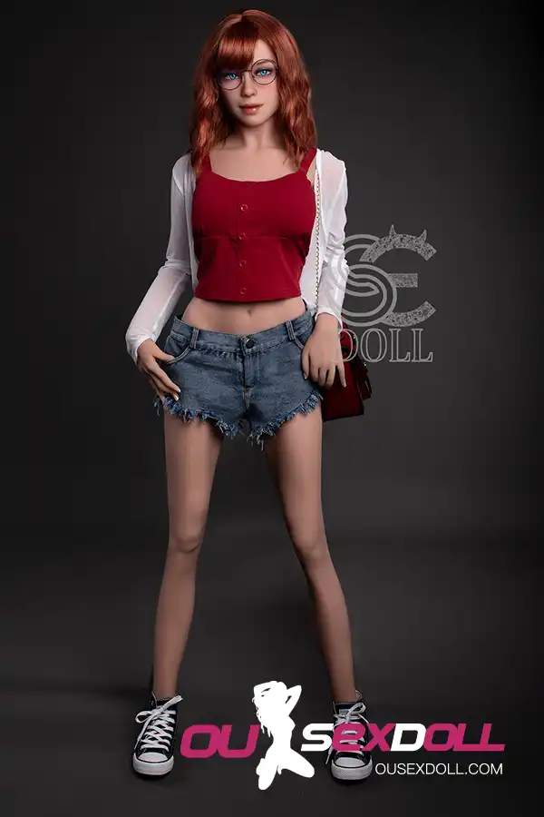 C Cup Small Bust Curly Hair Lifelike Sex Doll 12