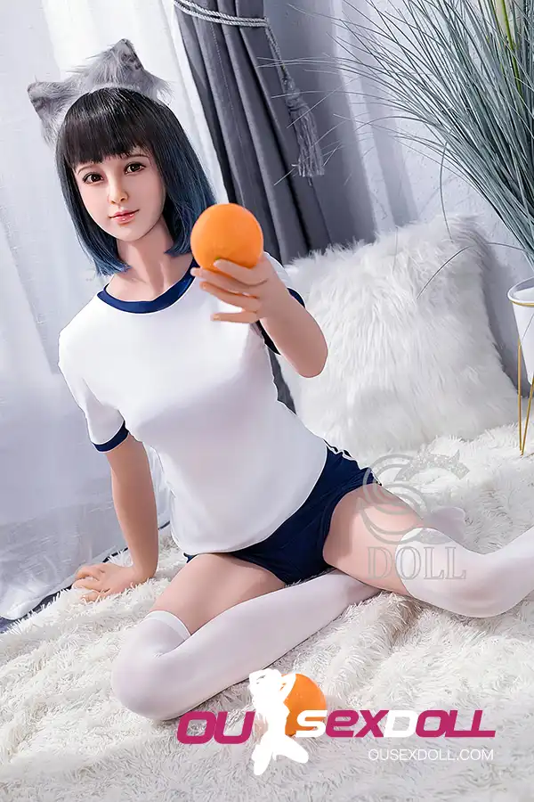 C Cup White Stockings Small Bust Sexy Sex Doll 19