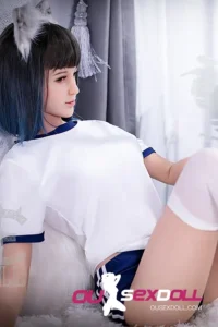 C Cup White Stockings Small Bust Sexy Sex Doll 21