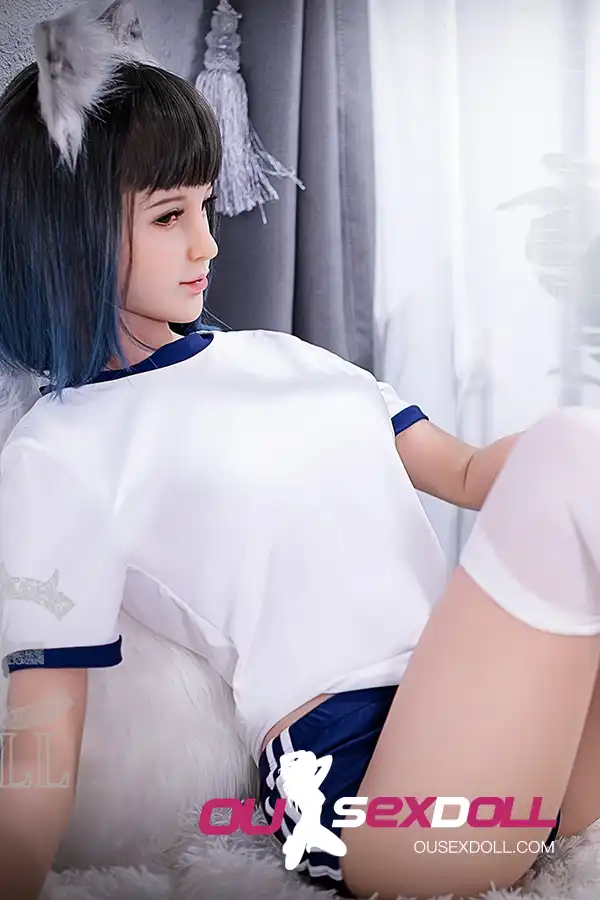 C Cup White Stockings Small Bust Sexy Sex Doll 21