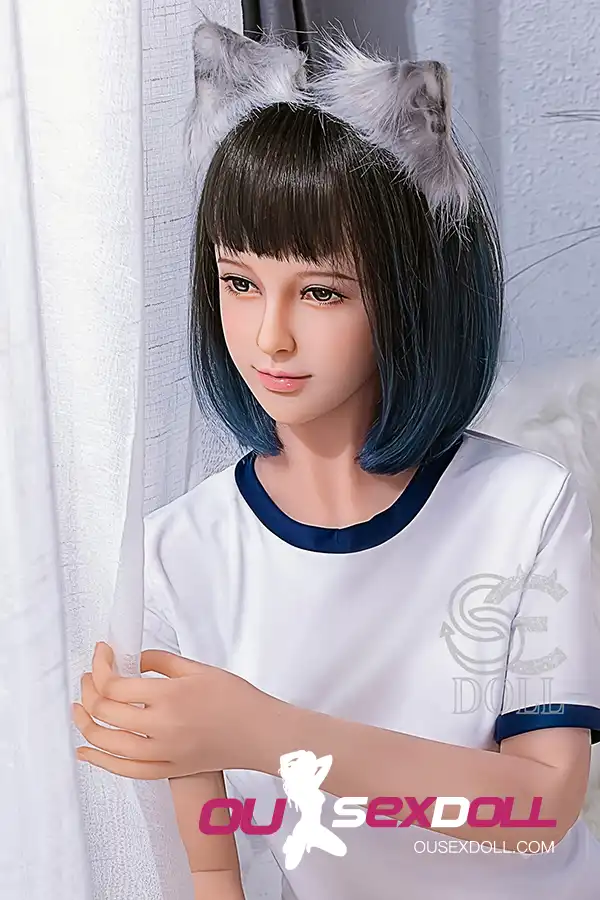 C Cup White Stockings Small Bust Sexy Sex Doll 3