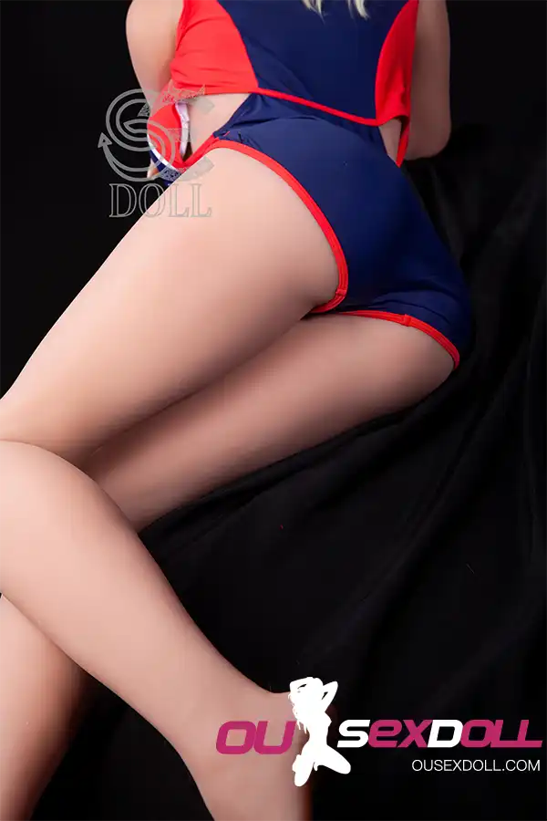 E Cup Curly Hair Big Breasts Realistic Sex Doll 4
