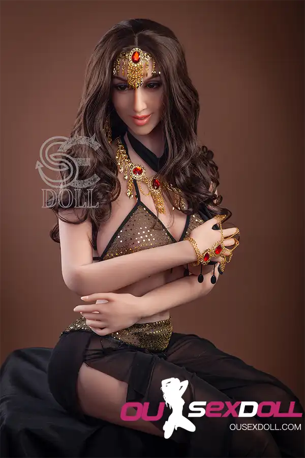 E Cup Curly Hair Full Bust Lifelike Sex Doll 11