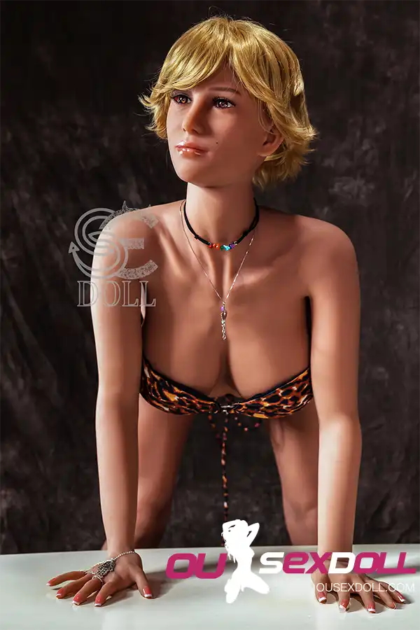 E Cup Dark Tan Big Breasts Muscular Sex Doll 14