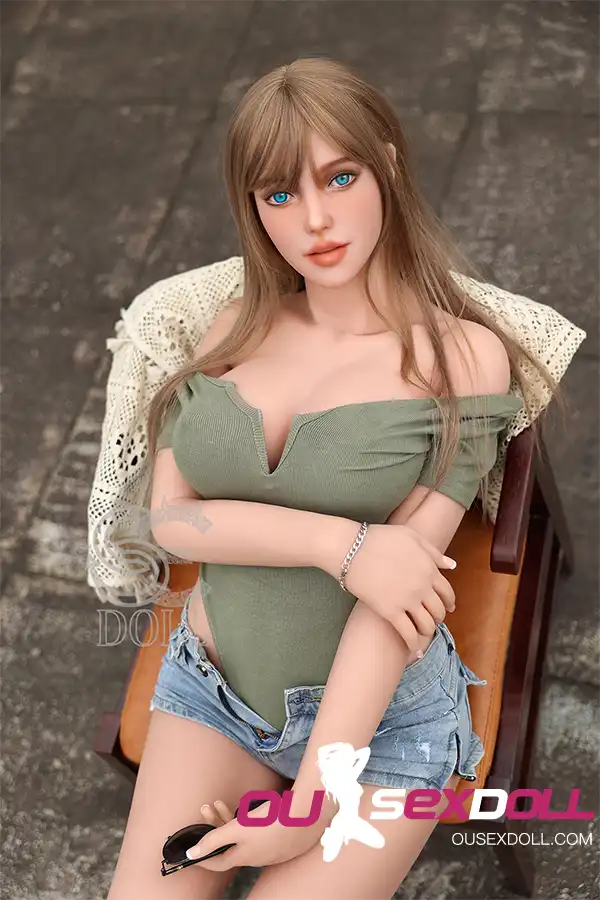 F Cup Brown Hair Big Boobs Outdoor Real Sex Doll 1