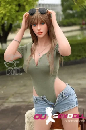 F Cup Brown Hair Big Boobs Outdoor Real Sex Doll 8