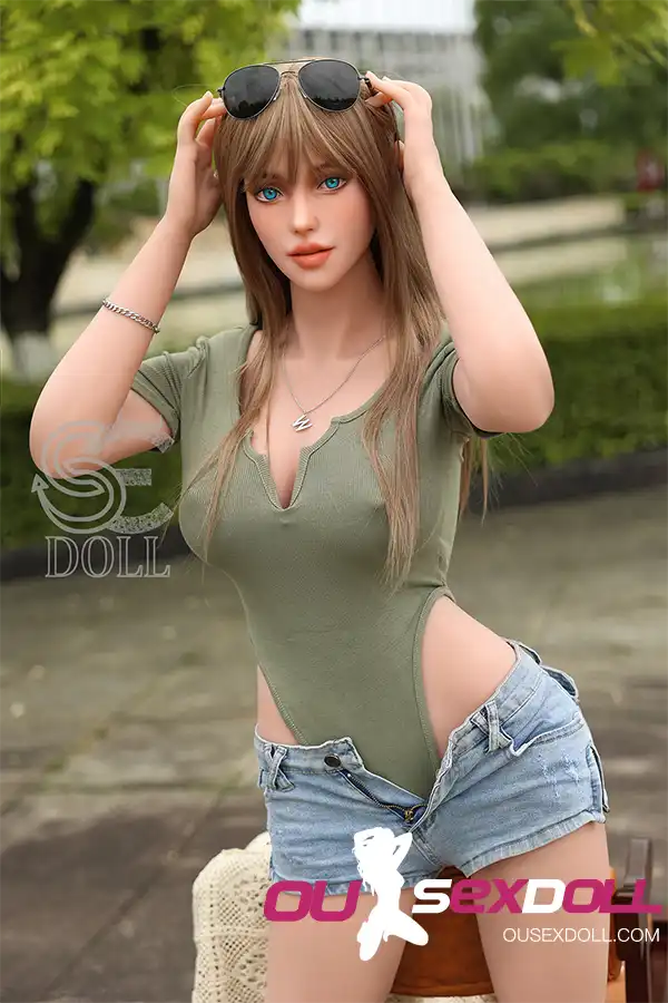 F Cup Brown Hair Big Boobs Outdoor Real Sex Doll 8
