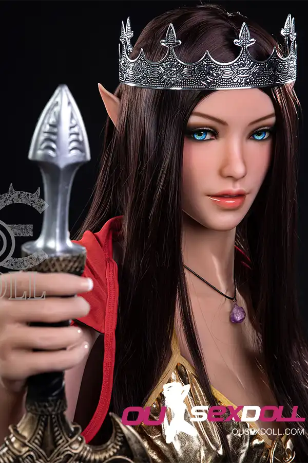 F Cup Queen Elf Ears Realistic Sex Doll 12