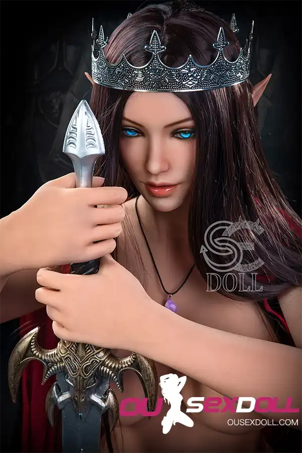 F Cup Queen Elf Ears Realistic Sex Doll 14
