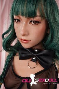 AA Cup Green Hair Realistic Sex Doll Torso 6
