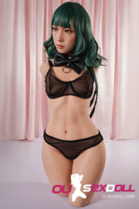 AA Cup Green Hair Realistic Sex Doll Torso 7