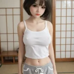 Short Hair Petite Shy Asian Lovely Sex Doll 8