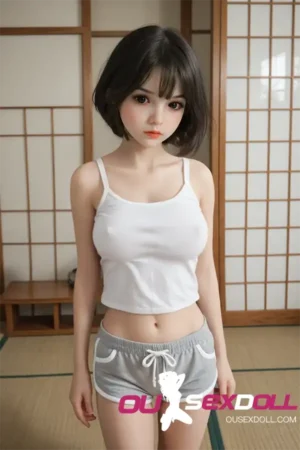 Short Hair Petite Shy Asian Lovely Sex Doll 8
