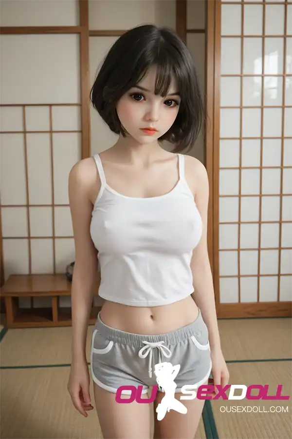Short Hair Petite Shy Asian Lovely Sex Doll 8