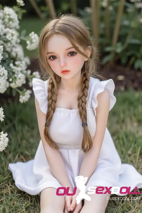 White Dress Pastoral Sweet Girl Lovely Sex Doll 2