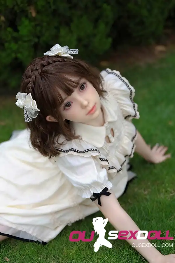 White Lolita Style Asian Real Lovely Sex Doll 8