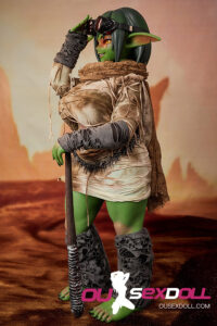 I Cup Muscular Green Skin Realistic Sex Doll 6