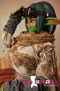 I Cup Muscular Green Skin Realistic Sex Doll 7