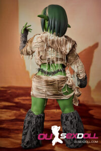 I Cup Muscular Green Skin Realistic Sex Doll 9