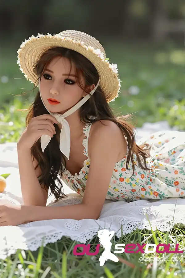 Flat Chest Long Hair Twin Tails Cute Sex Doll 4