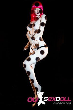 C Cup Redhead Slim Figure Realistic Sex Doll 8