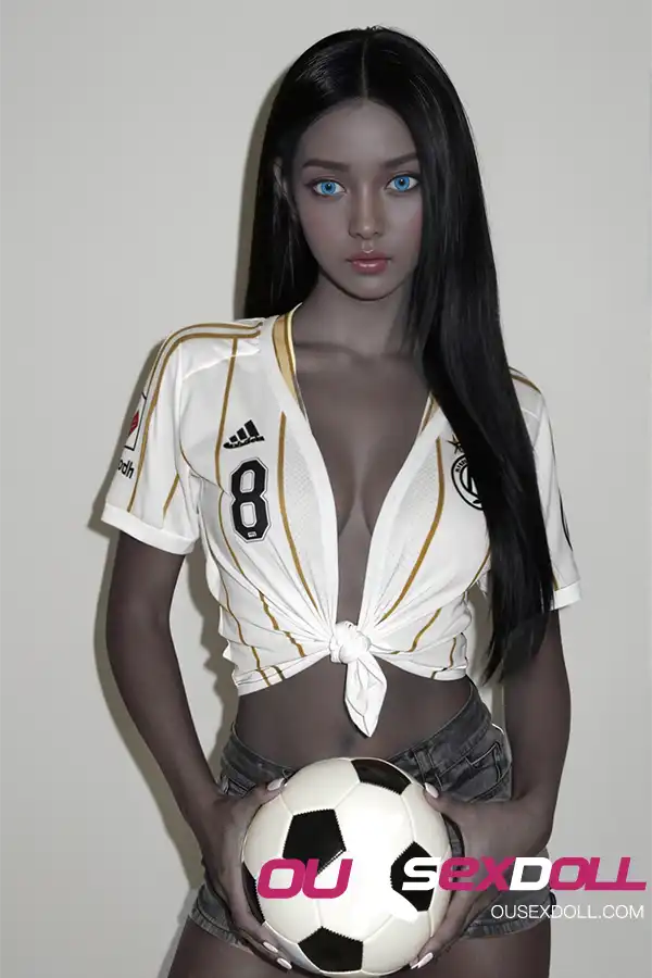 Small Chest Beauty Black Skin Real Sex Doll 10