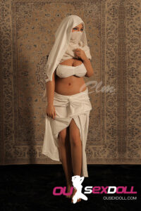 D Cup Veiled Beauty Medium Bust Lifelike Sex Doll 5