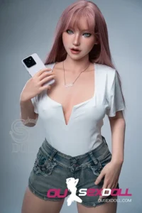 C Cup Pink Hair Big Ass Life Size Sex Doll 9