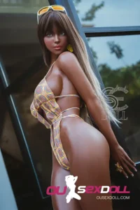 E Cup Cocoa Skin Big Bust Curvy Body Sex Doll 23