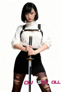 C Cup Lifelike Black Hair Japanese Sexy Doll 7