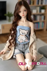 Beauty Curls Sex Doll in Casual Outfit 8