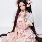 Pink Lolita Dress Long Cute Realistic Sex Doll 10