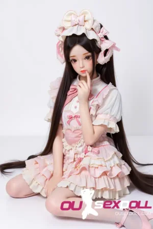 Pink Lolita Dress Long Cute Realistic Sex Doll 10