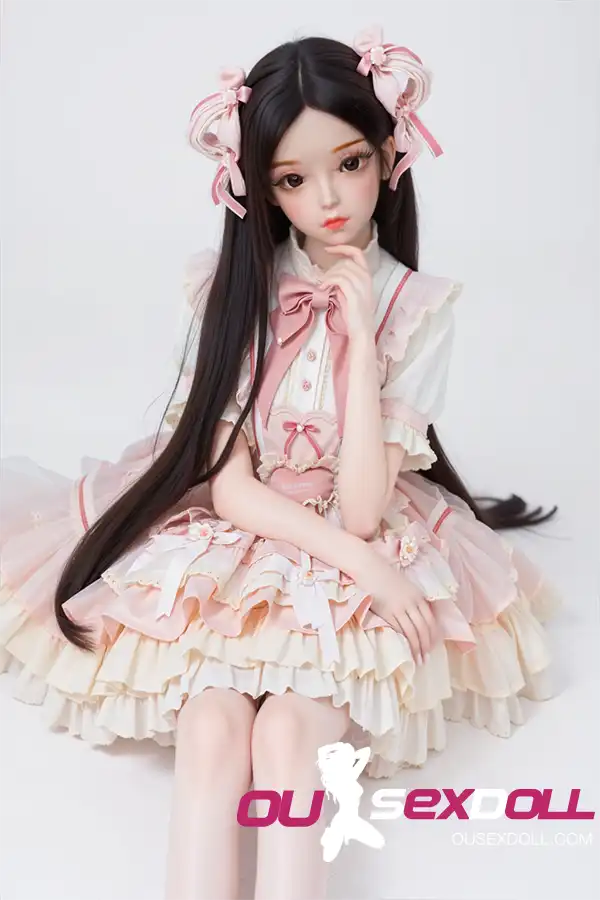 Pink Lolita Dress Long Cute Realistic Sex Doll 11