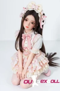 Pink Lolita Dress Long Cute Realistic Sex Doll 4