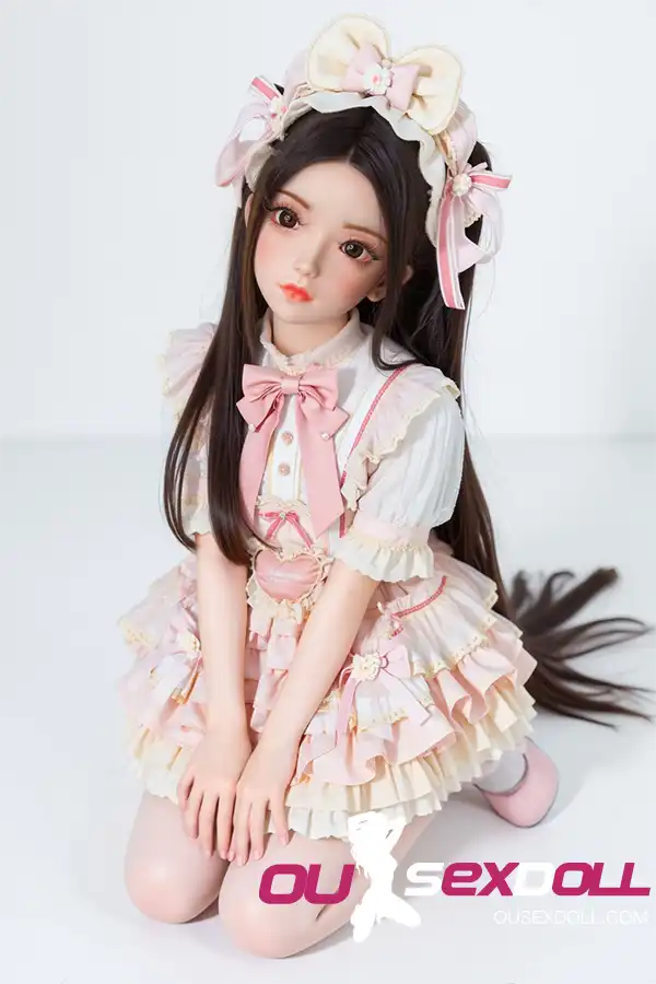 Pink Lolita Dress Long Cute Realistic Sex Doll 4