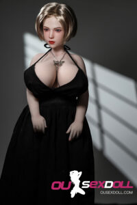 Full Bust Short Hair Mini Realistic Sex Doll 6