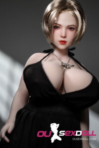Full Bust Short Hair Mini Realistic Sex Doll 7