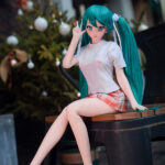Green Hair Cute Anime Petite Sex Doll 9