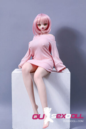 Pink Hair Cute Anime Petite Sex Doll 12