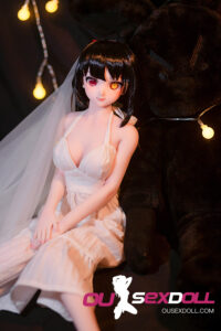 Sweet White Dress Anime Mini Real Sex Doll 1