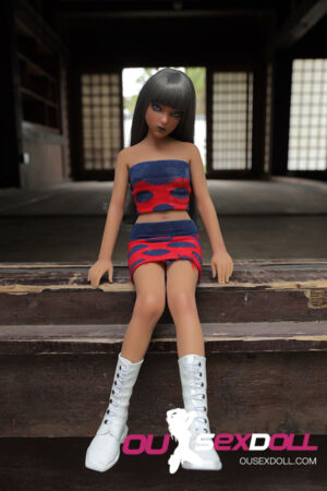 Tan Skin Small Bust Petite Realistic Sex Doll 5