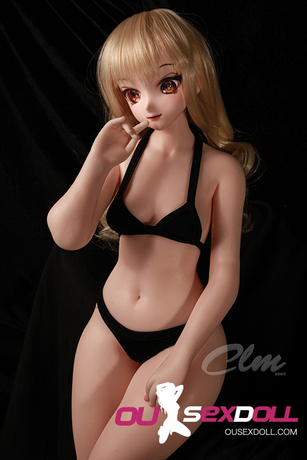 Cute Brown Hair Anime Petite Sex Doll 10