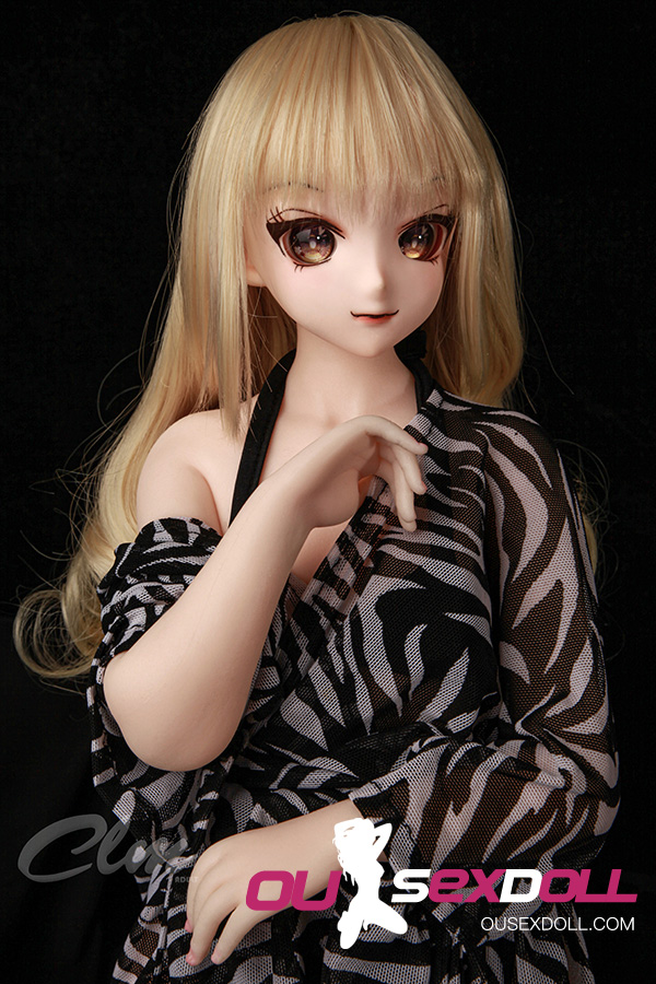 Cute Brown Hair Anime Petite Sex Doll 5