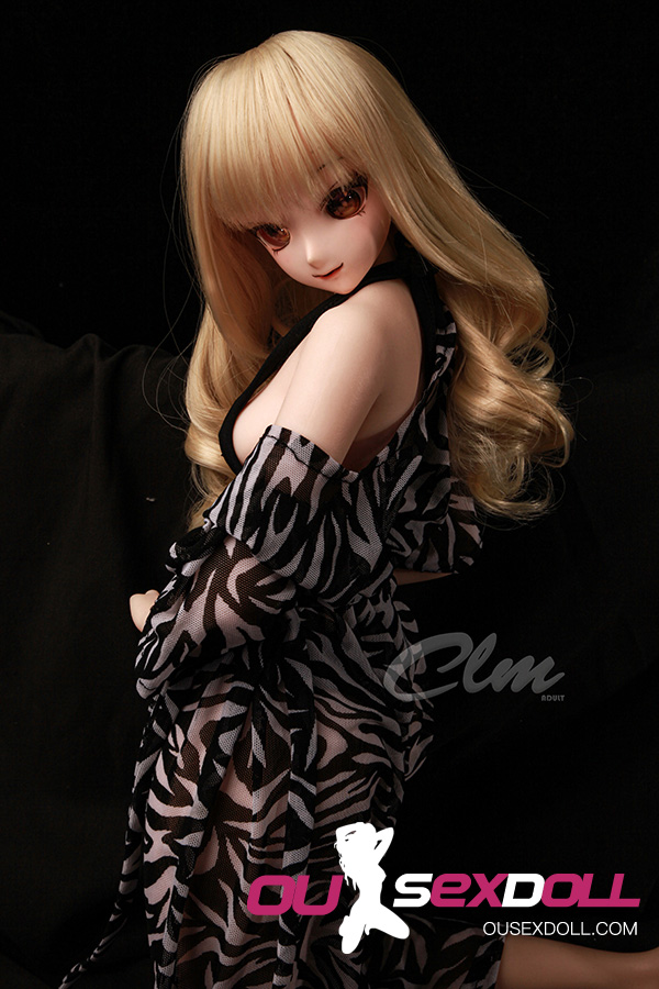 Cute Brown Hair Anime Petite Sex Doll 7
